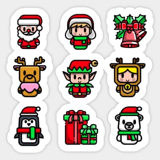 Christmas Cartoons Sticker